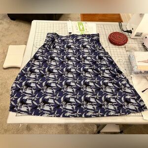 Svaha Poe’s “The Raven” A-line skirt, XL, Pockets!